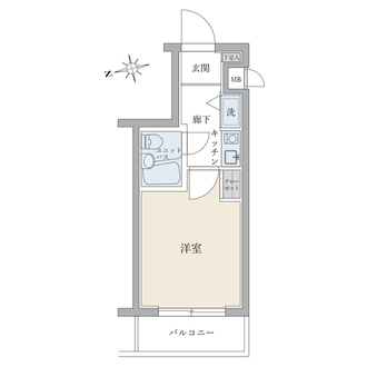 新丸子ダイカンプラザＣｉｔｙ２の間取図