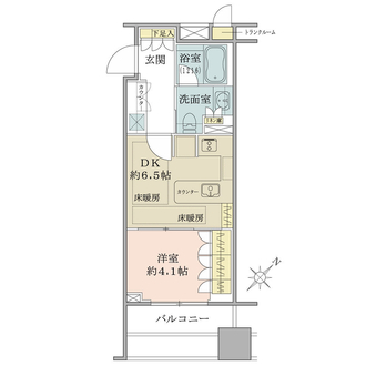 ブリリア銀座ｉｄの間取図