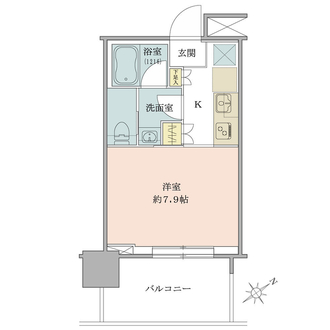 ブリリアタワー浜離宮の間取図