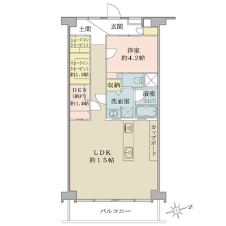 マンション東陽町の間取図