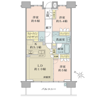 ザ・グランリバーフォート高砂の間取図