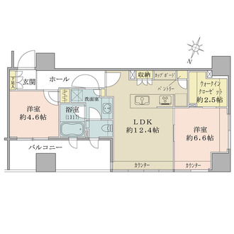 パークホームズ千代田淡路町の間取図