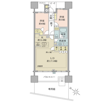 Ｂｒｉｌｌｉａ大島小松川公園の間取図
