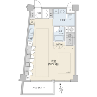 インディペンデンスヴィレッジ成城西の間取図