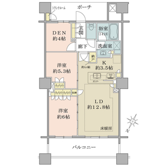 ブリリア有明スカイタワーの間取図