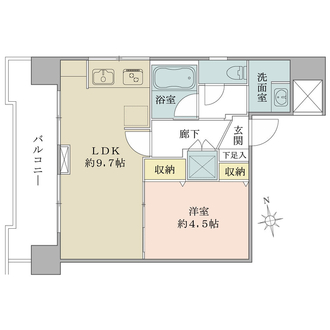 パラスト上目黒の間取図