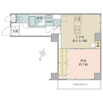 タク・シティハイツ西小山の間取図