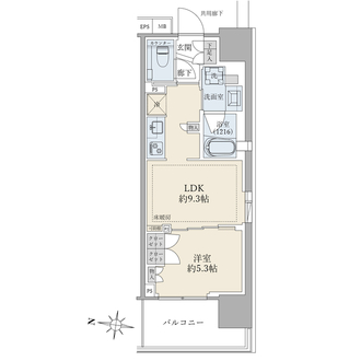 ブリリア四谷三丁目の間取図