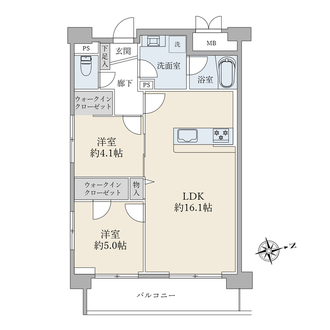 三田ナショナルコートの間取図