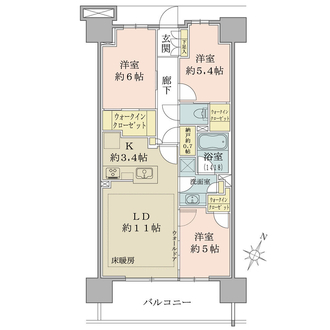 ＳＨＩＮＴＯ　ＣＩＴＹ（シントシティ）の間取図