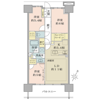 ＳＨＩＮＴＯ　ＣＩＴＹ（シントシティ）の間取図