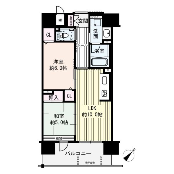 エイジングコート千里丘の間取図