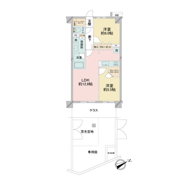 パレステージ江北の間取図