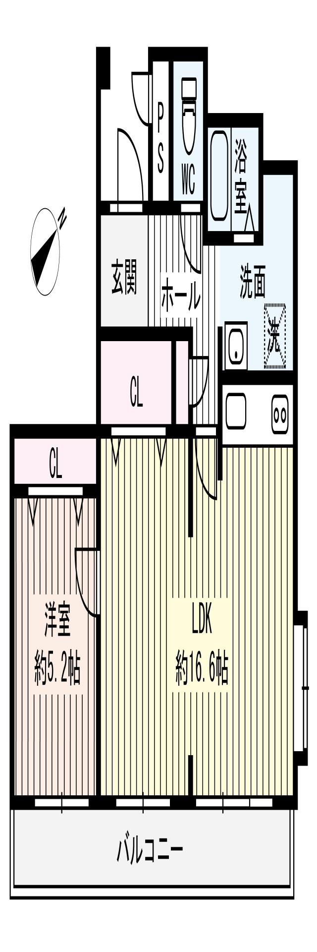 神戸駅前マーチハイムの間取図