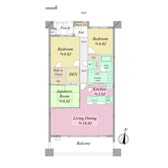 ロフティ春日井2の間取図