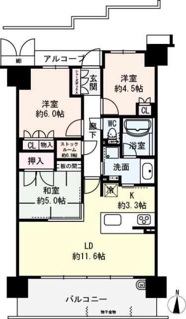 サンマンション　アトレ西院の間取図