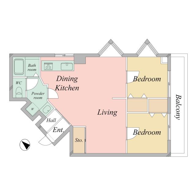 パレス守山の間取図