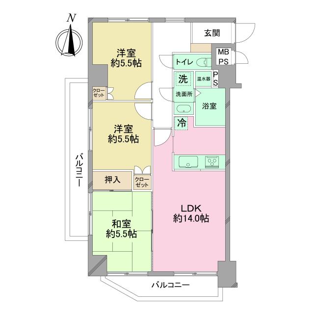 エッセンの間取図
