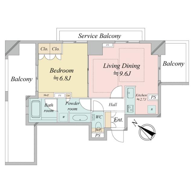 アトラスヒルズ文京白山の間取図