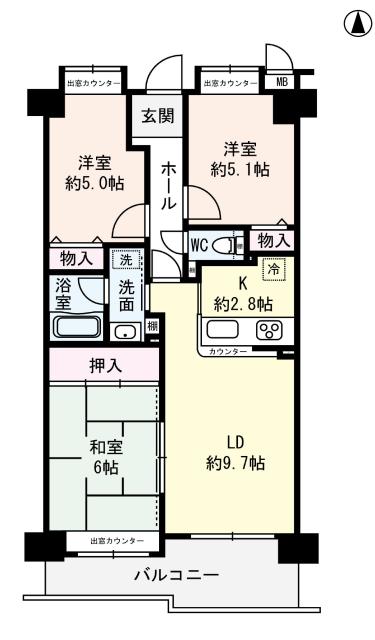 サングレール・アペックスの間取図