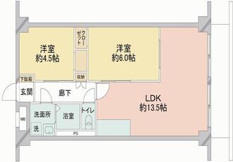 第一東個マンションの間取図