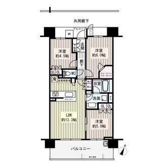 摩耶シティ　STATION　BLOOMの間取図