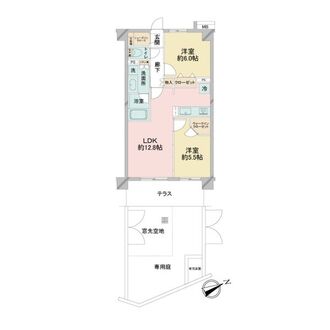 パレステージ江北の間取図