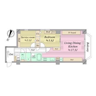 本郷春日マンションの間取図