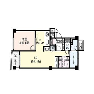 都島コーポの間取図
