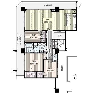 須磨コーストタワーの間取図