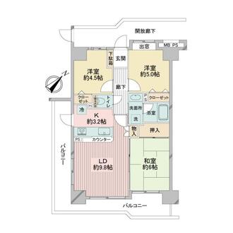 ディアナ弘明寺の間取図