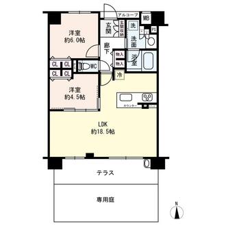 プレサンスロジェ京都西大路五条の間取図