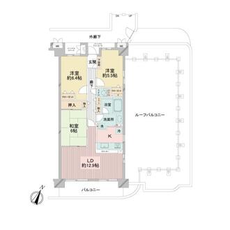 ネオハイツ船橋薬円台公園の間取図