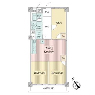 興人浦安マンションの間取図