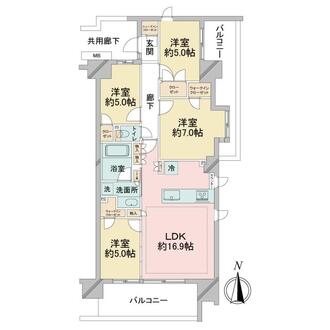 プレミスト船橋塚田の間取図