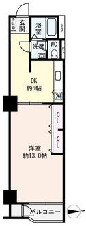 新大阪第一ダイヤモンドマンションの間取図