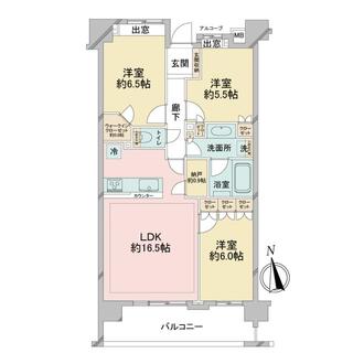 ライオンズ調布つつじが丘シーズンヒルの間取図