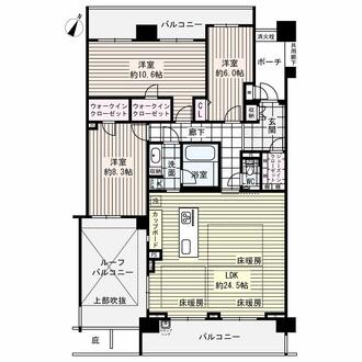 グランドメゾン住吉本町ネクスの間取図