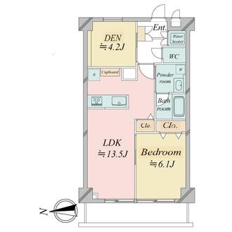ライオンズマンション神楽坂第３の間取図