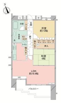 クリオ上大岡十壱番館の間取図