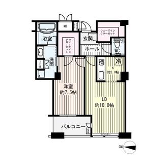 ディーグラフォート大阪N・YタワーHIGOBASHIの間取図