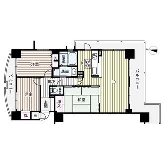 ネオハイツ北花田の間取図