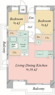 レジデンス芦屋くすのきの間取図
