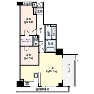 サンヴェール鶴見緑地の間取図