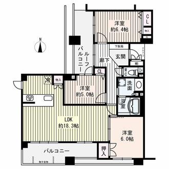 エーベル常光寺の間取図