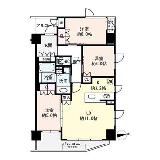 ユニハイム茨木永代町の間取図