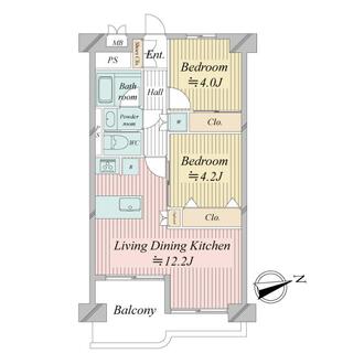 トキワパレスの間取図