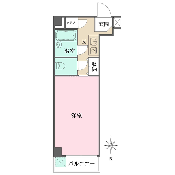 ロマネスク京都・丹波口の間取図