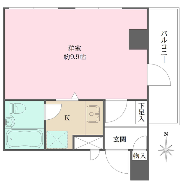 藤和シティコープ烏丸の間取図