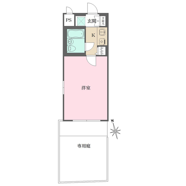 デトム・ワン西陣パートIIIの間取図